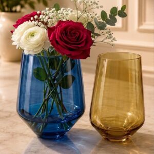 Cobalt Blue & Warm Amber Gold) with Smooth Translucent-AF GLASS