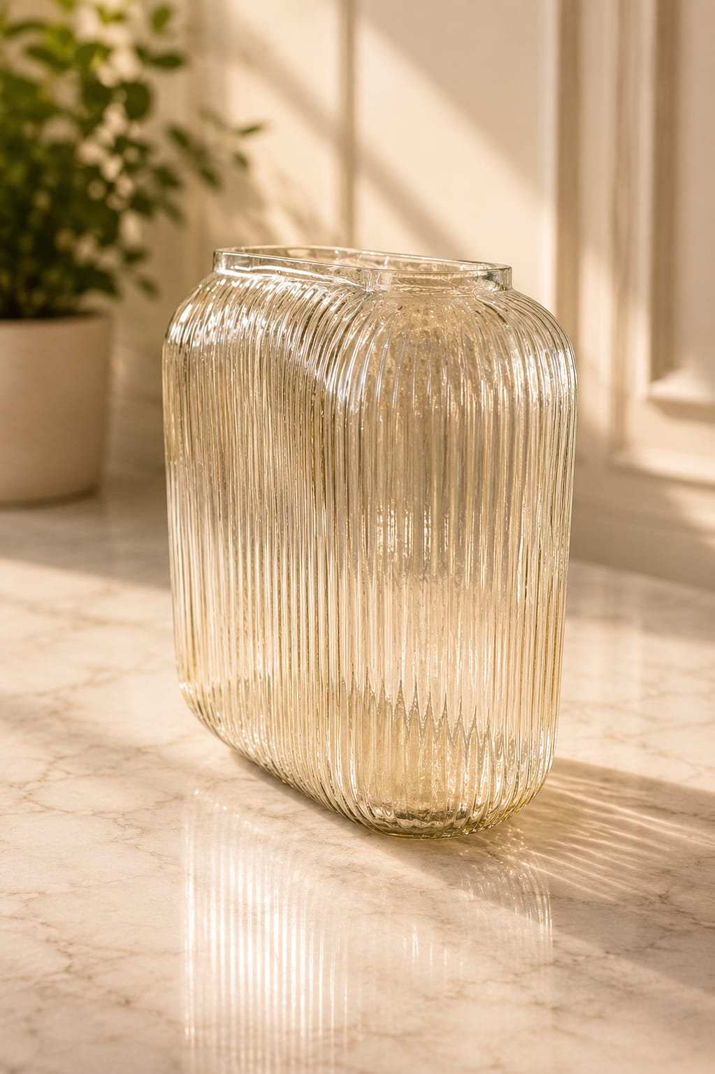 Crystal Clear Amber Glass with Smooth Translucent-AF GLASS - Image 3